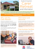 Carer Retreat brochure