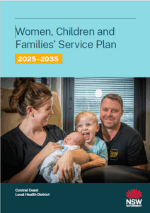 CCLHD Women, Children and Families’ Service Plan cover
